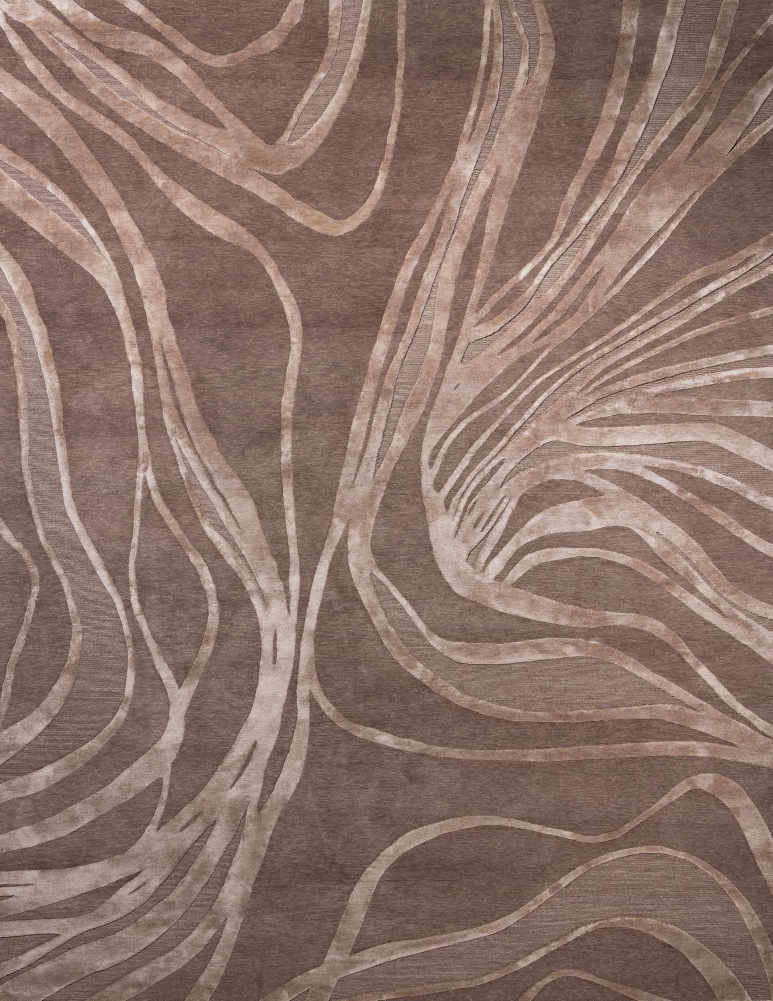 Sand Routes aus der neuen Sahara Collection – Wolle und Naturseide, Draufsicht